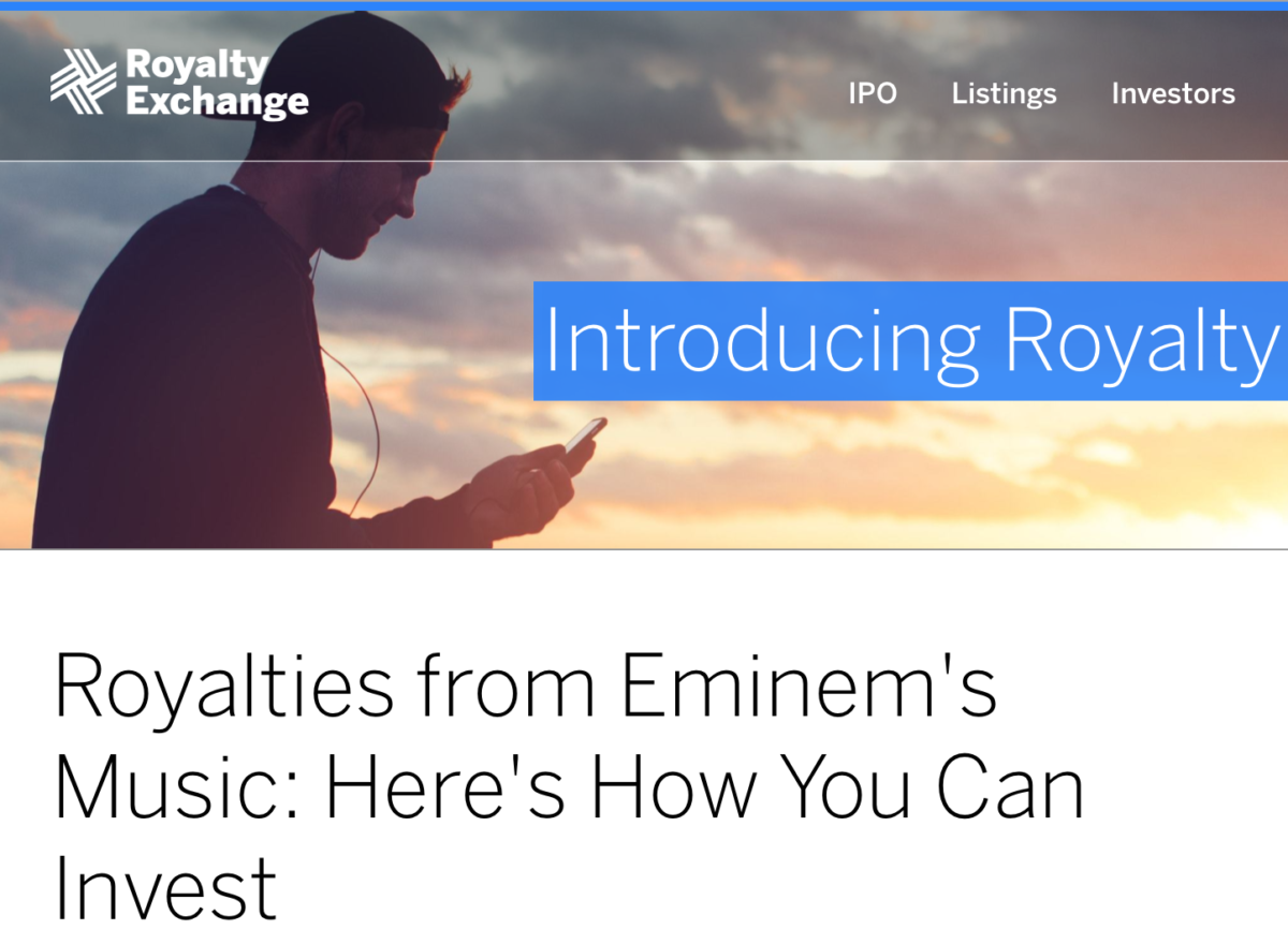 Eminem Catalog Launches 1st Music Royalty IPO